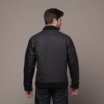 Mssg Ma1 Jacket // Black (XL)