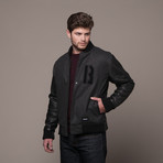 Mssg Ma1 Jacket // Black (XL)