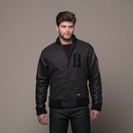 Mssg Ma1 Jacket // Black (XL)