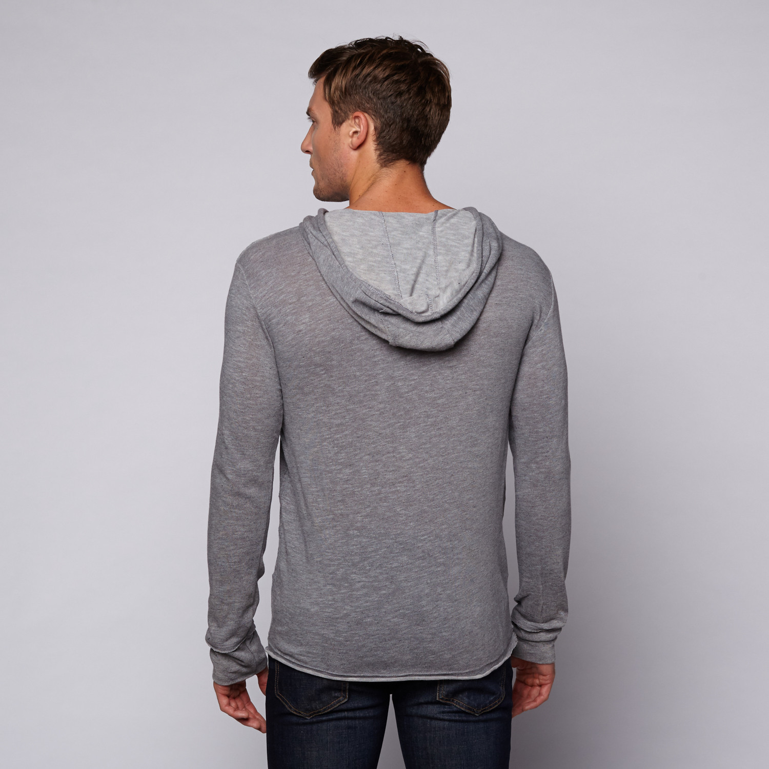 Henley Hoodie // Grey (S) - Rogue - Touch of Modern