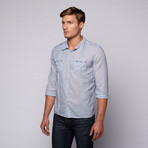 Linen Button Down // Light Blue (2XL)