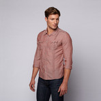 Linen Button Down // Russet (L)