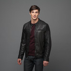 Rogue // Lamb Mustang Leather Jacket // Black (S)