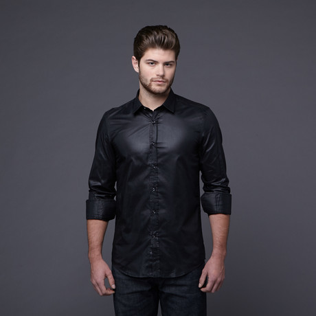 Pulp Fashion Dress Shirt // Black (S)