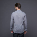 Antony Morato // Metropolis Pin Stripe Shirt // Blue (XL)