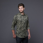 Antony Morato // Save The Green Safari Shirt // Olive (XL)
