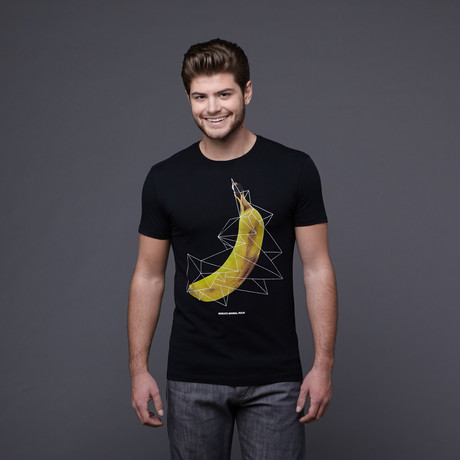 Minimal Rock Banana T-Shirt // Black (S)
