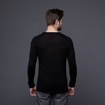 Bohemian Knit Sweater // Black (S)