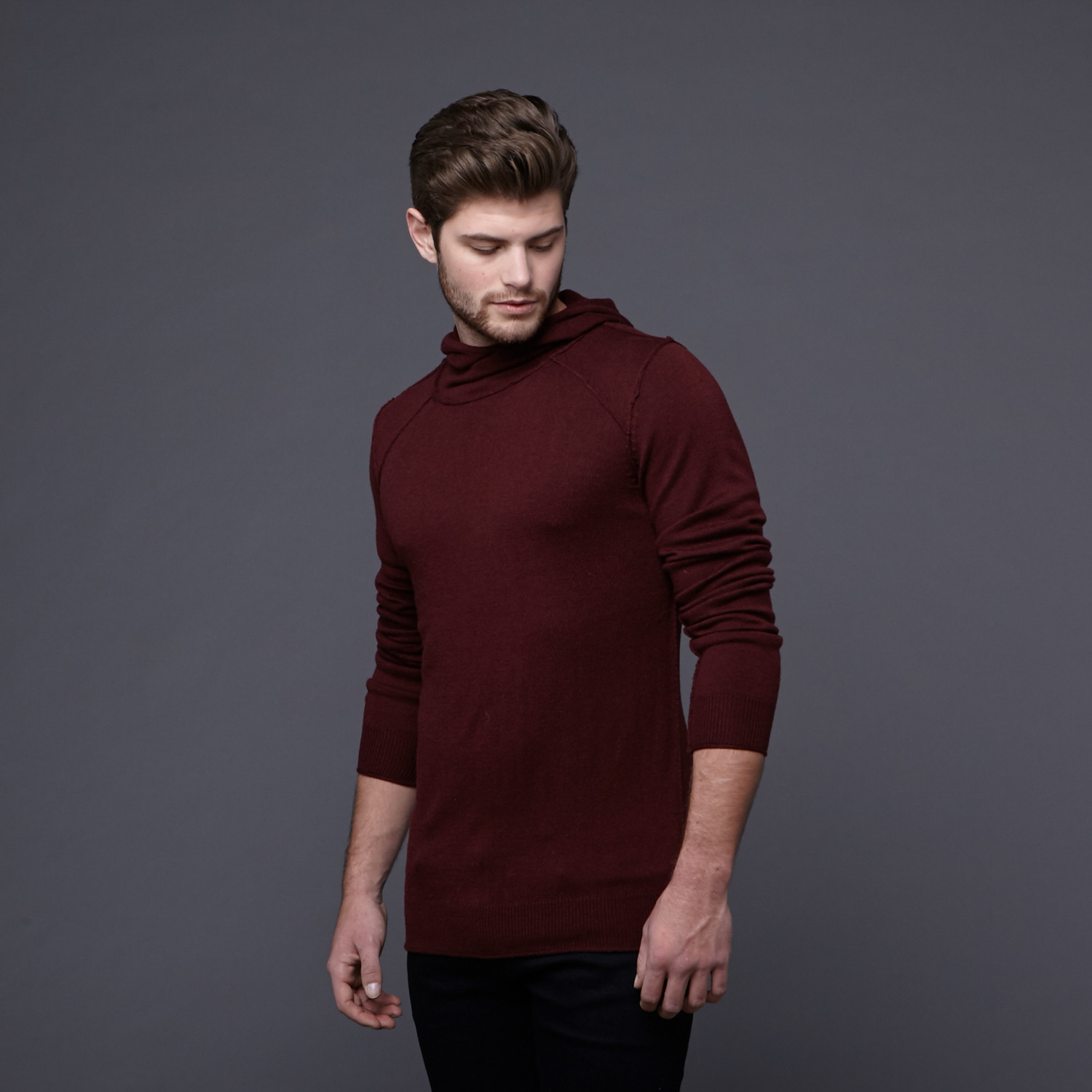 Hooded Knit Sweater // Cinnamon (S) - Antony Morato - Touch of Modern
