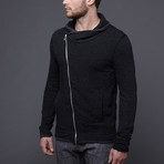 Antony Morato // Asymmetrical Zipper Sweater // Black (XL)
