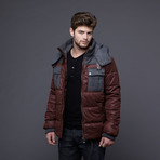 Antony Morato // Puffy Hooded Jacket // Cinnamon (S)