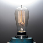 Cast Iron Industrial // Square Lamp
