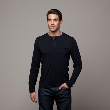 Rail-Splitter Henley // Black (S)