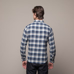 Buttondown Flannel Shirt // Blue (S)