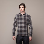 Buttondown Flannel Shirt // Grey (L)