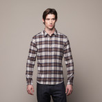 Buttondown Flannel Shirt // Brown (XL)