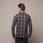 Buttondown Flannel Shirt // Olive + Charcoal (L)