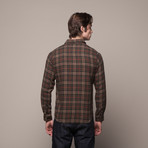Buttondown Flannel Shirt // Forest Green (XL)