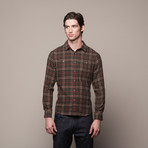Buttondown Flannel Shirt // Forest Green (L)