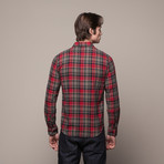 Buttondown Flannel Shirt // Red (S)