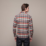 Buttondown Flannel Shirt // Red Madras (S)