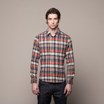 Buttondown Flannel Shirt // Red Madras (S)