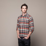 Buttondown Flannel Shirt // Red Madras (S)