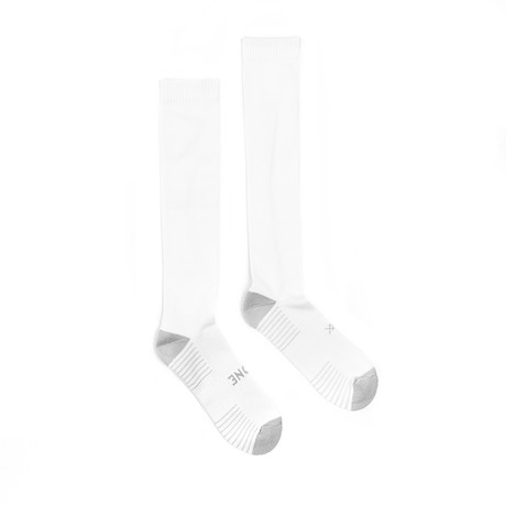 Compression Socks // White (S/M)