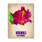 Vienna Watercolor Map