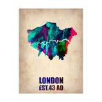 London Watercolor Map