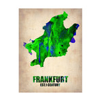 Frankfurt Watercolor Map