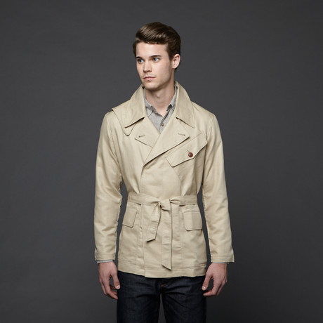 Sidecar Trench // Beige (XS)