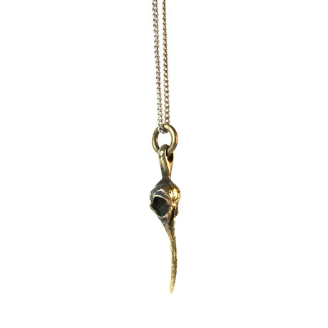 Hummingbird Pendant // Brass