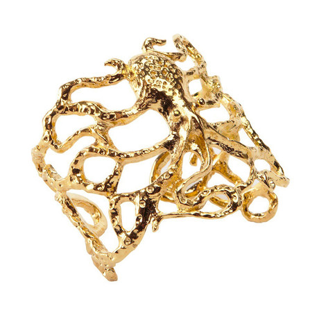 Octopus Cuff // Gold Plated