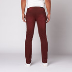 Wayne Skinny // Burgundy Washed (34WX32L)