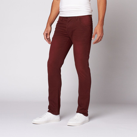 Wayne Skinny // Burgundy Washed (29WX32L)