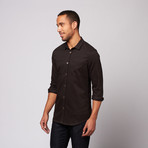 Benson Button-Up // Black Raw (M)