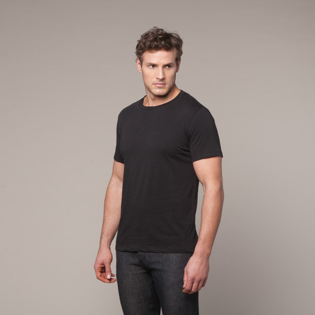 Pima Cotton Tee // Black (S)