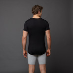 SilverPlus V-Neck Shirt // Black (L)