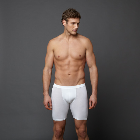 BeesWax Boxers Long // White (S)