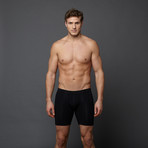 BeesWax Boxers Long // Black (2XL)