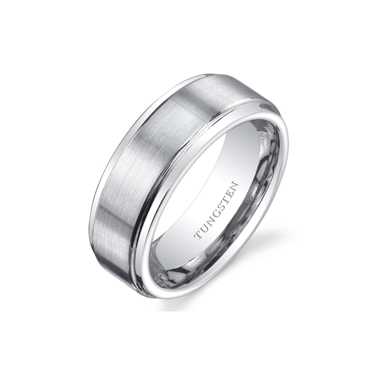 Brushed Finish Ring // 8mm Tungsten (Size 11) - Bijouxx Jewels - Touch ...