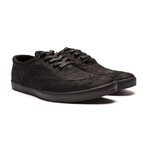 Wingtip Suede Sneaker // Black (US: 8.5)