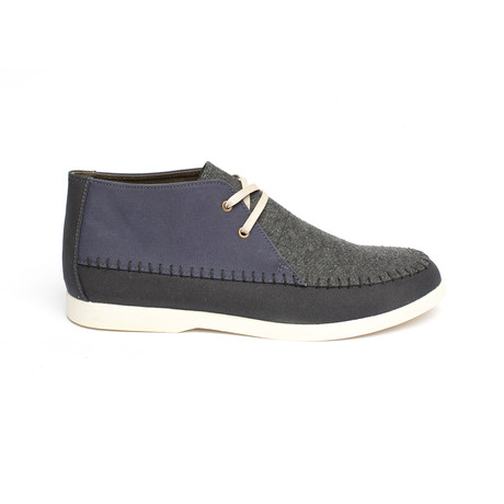 Apache Canvas + Wool Sneaker // Grey + Indigo (US: 7)