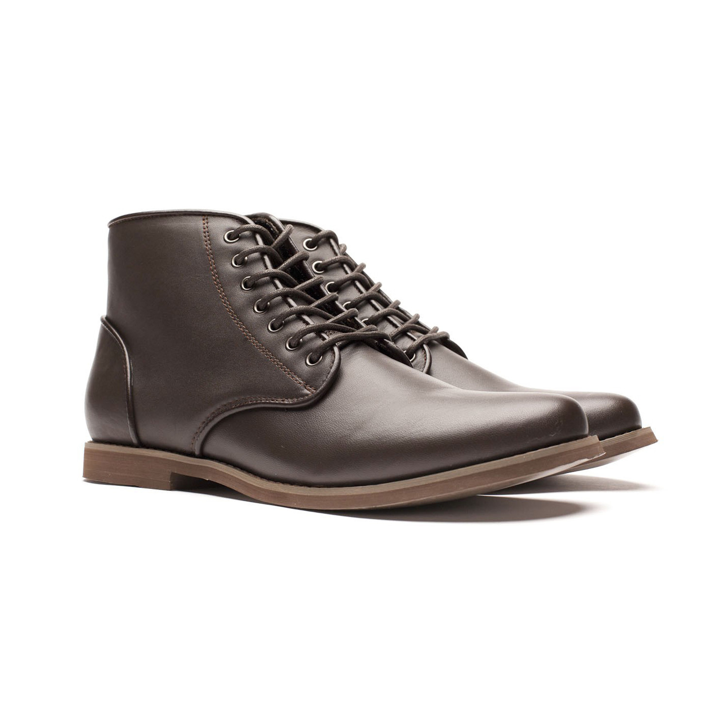 Ledger Mid Top Leather Boot // Earth (US: 7.5) - Generic Surplus ...