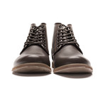 Ledger Mid Top Leather Boot // Earth (US: 10.5)