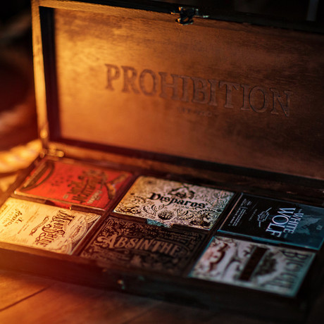 Prohibition 6 Deck Boxed Set Premium Playing Cards