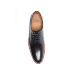 Cable Leather Oxford // Black (US: 8.5)