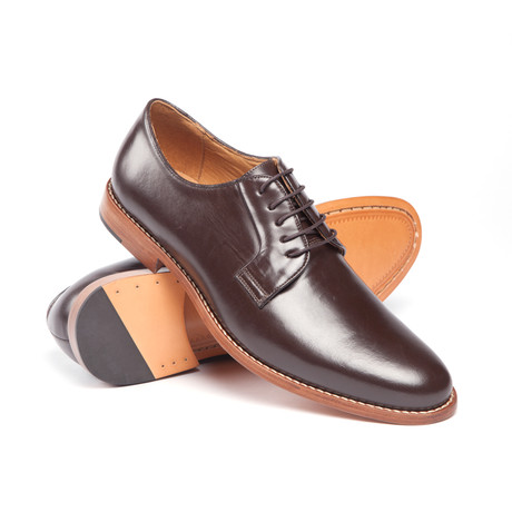 Cable Leather Oxford // Brown (US: 8)