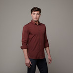 Jerome Long Sleeve Shirt // Dark Chestnut (M)